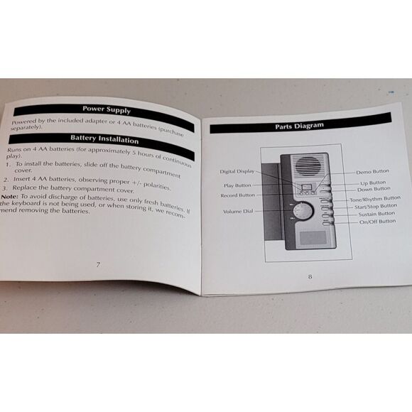 The Sharper Image Play 'N' Roll Digital Piano With Storage Case 49 Keys 99 tones - Picture 6 of 11